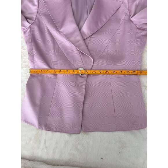 Vintage Armani‎ Collezioni Soft Pink Blazer Jacket Size 12 Viscose Made in Italy - Picture 11 of 15